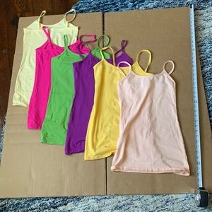 Womens MKE extra long colored tang tops size: M